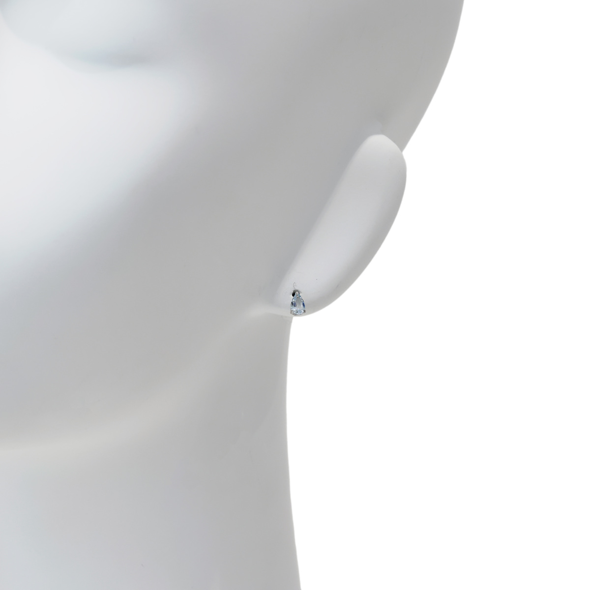 プラチナ900 アクアマリン ピアス J226442 | ユキザキセレクトジュエリー