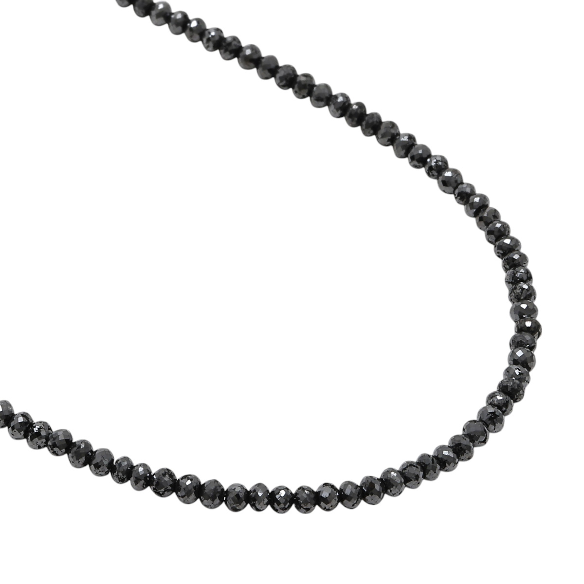  JEWELRY プラチナ850 ブラックダイヤモンドカラーネックレス プラチナ850 ブラックダイヤ ネックレス J405044 | ユキザキセレクト
