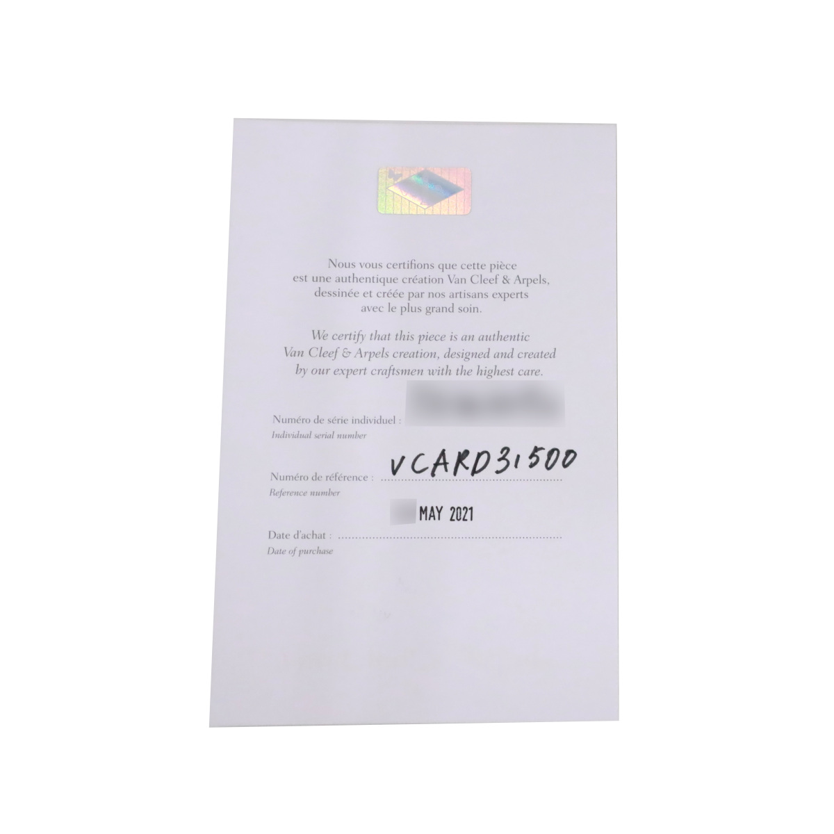 中古] ヴァンクリーフ&アーペル フリヴォル 9フラワー VCARD31500