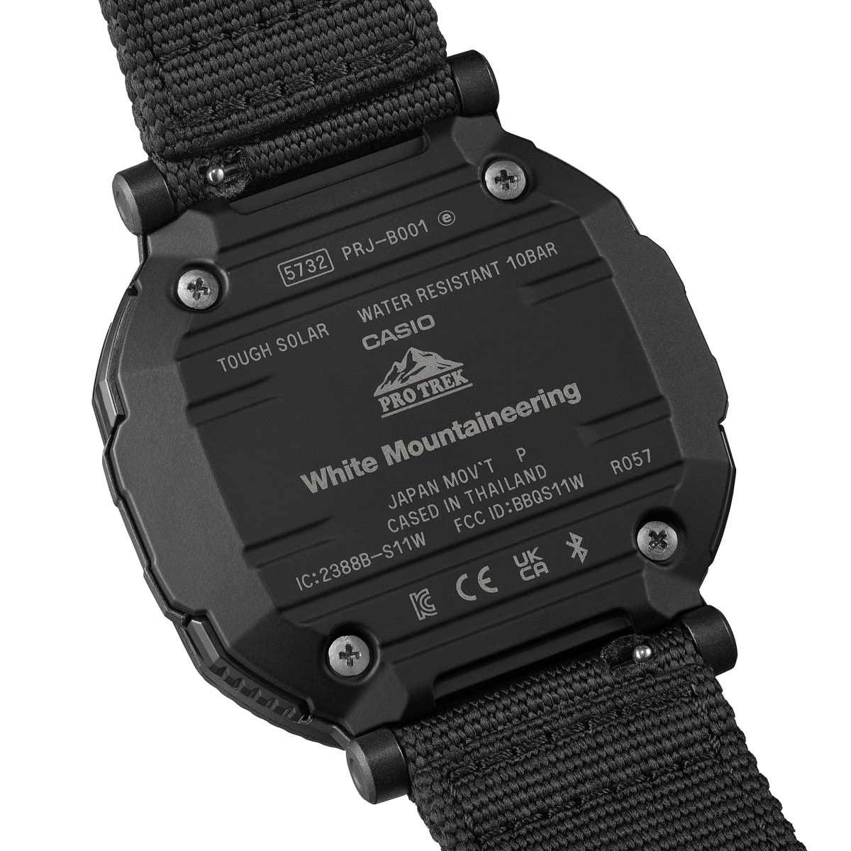 新品] カシオ プロトレック PRJB001WM1JRブラック 樹脂 Bluetooth時刻