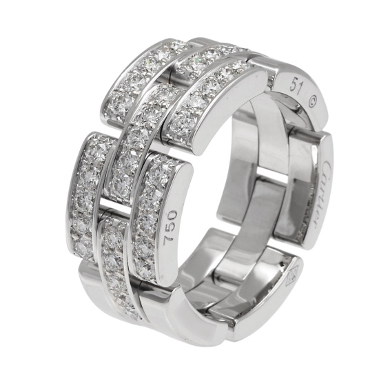 cartier maillon-panthere Cartier Mayon Pantale 3 companies Semi-pave setting b4127200