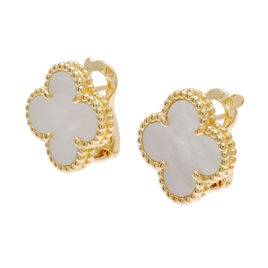※様様 ヴァンクリーフ＆アーペル ピアス ◇ヴァンクリーフアンドアーペル◇四葉クローバー 18K ピアス