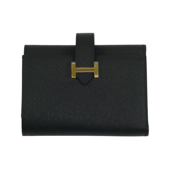 hermes BearnCombineVerso エルメス ベアンコンビネ エプソン ブラック イエローゴールド金具 B刻印 