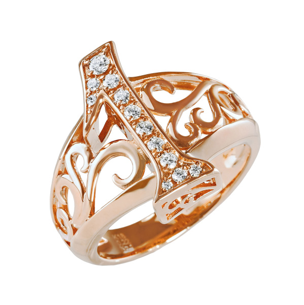 yukizaki nombre Snowy Nomble [Made-to-order products] Number ring [1] Small size [Regular article] y.nombre.1.22.1.s