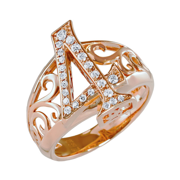 yukizaki nombre Snowy Nomble [Made-to-order products] Number ring [4] small size [regular article] y.nombre.1.22.4.s