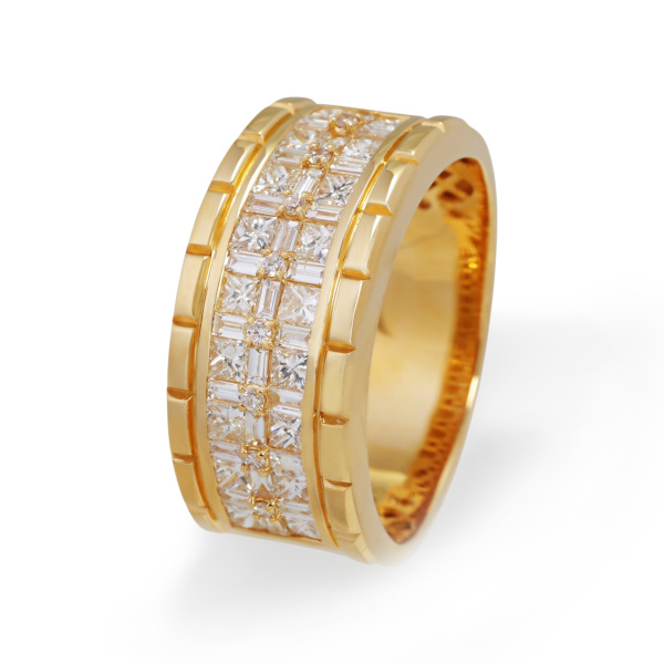 yukizaki regalia ユキザキ レガリア イエローゴールド ダイヤモンド リング pr-4201a.1.6.5