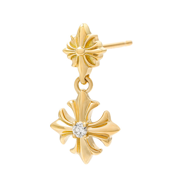 yukizaki regalia ユキザキ レガリア イエローゴールド ダイヤモンド ピアス片方 ymr32a2.40.6.5