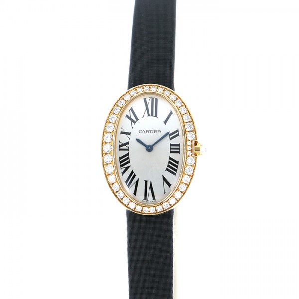 cartier baignoire カルティエ ベニュワール SM ベゼルダイヤ wb520020