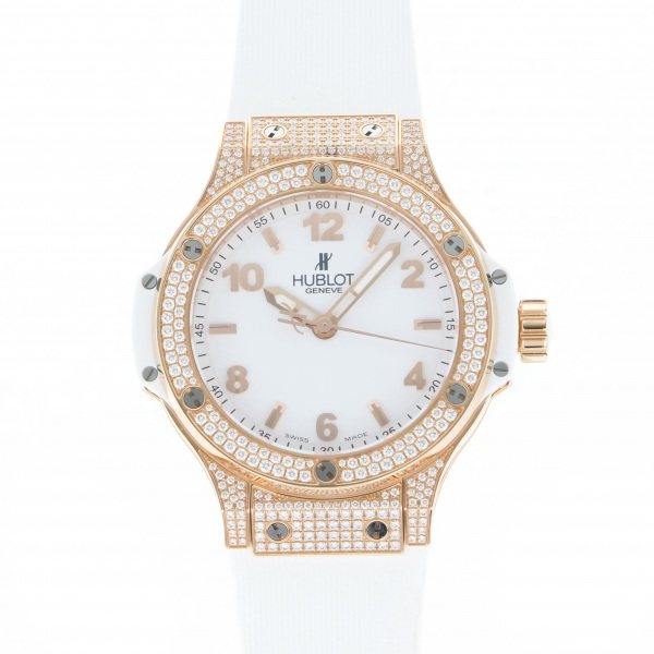 hublot bigbang HUBLOT big Bang gold white Pave 361.pe.2010.rw.1704