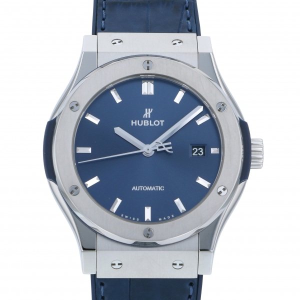 hublot classicfusion ウブロ クラシックフュージョン チタニウム ブルー 542.nx.7170.lr