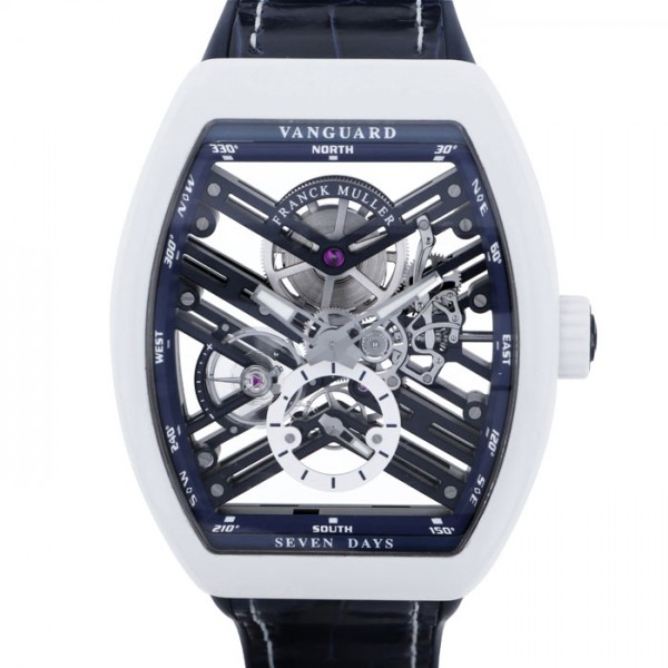 franckmuller vanguard フランク・ミュラー ヴァンガード 7デイズ パワーリザーブ スケルトン v45s6sqtttbcbl.le