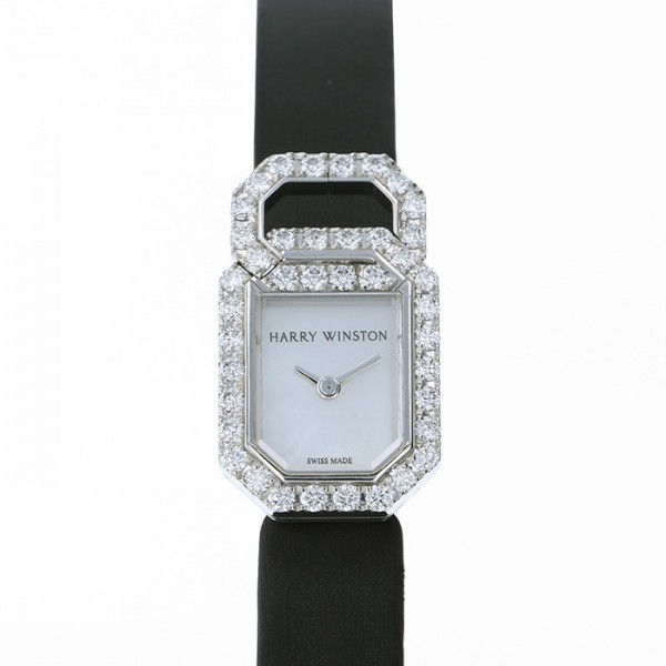 harrywinston other ハリー・ウィンストン リンク シグネチャー ベゼルダイヤ hjtqhm18ww036
