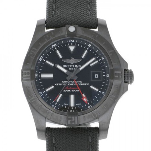 breitling avenger BREITLING Avenger II GMT Black steel m329b04mma