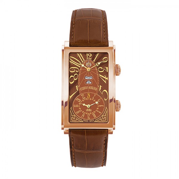 cuervoysobrinos prominente クエルボ・イ・ソブリノス プロミネンテ デュアルタイム デイデイト 1124-8atg