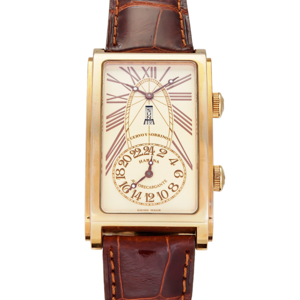 cuervoysobrinos prominente クエルボ・イ・ソブリノス プロミネンテ デュアルタイム デイデイト 1124-8cg