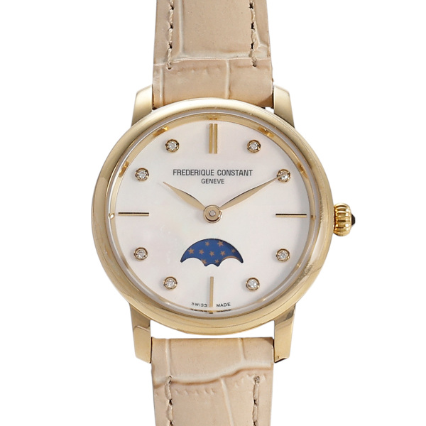 frederiqueconstant slimline フレデリック・コンスタント スリムライン ムーンフェイズ レディース fc-206mpwd1s5