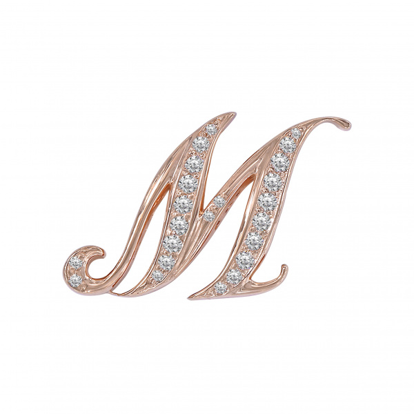 yukizaki alpha ユキザキ アルファ イニシャルペンダントトップ【M】Mサイズ【正規品】 y.alpha.12.22.m.m