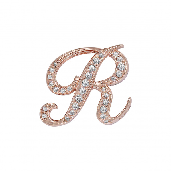 yukizaki alpha ユキザキ アルファ イニシャルペンダントトップ【R】Mサイズ【正規品】 y.alpha.12.22.r.m