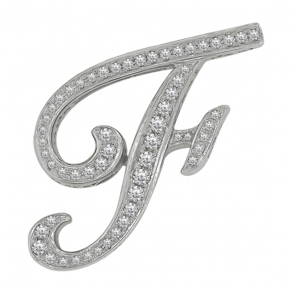 yukizaki alpha ユキザキ アルファ 【受注生産品】イニシャルペンダントトップ【F】Lサイズ【正規品】 y.alpha.12.9.f.l