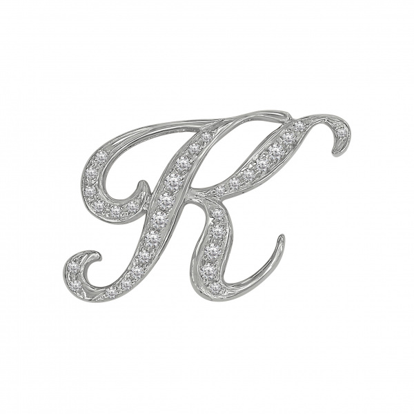 yukizaki alpha ユキザキ アルファ イニシャルペンダントトップ【K】Mサイズ【正規品】 y.alpha.12.9.k.m