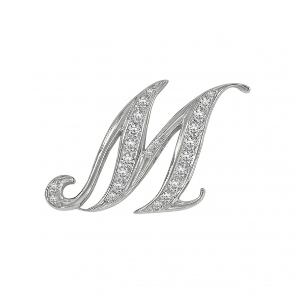 yukizaki alpha ユキザキ アルファ イニシャルペンダントトップ【M】Mサイズ【正規品】 y.alpha.12.9.m.m