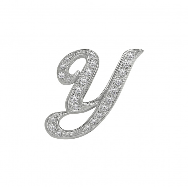 yukizaki alpha ユキザキ アルファ イニシャルペンダントトップ【Y】Mサイズ【正規品】 y.alpha.12.9.y.m