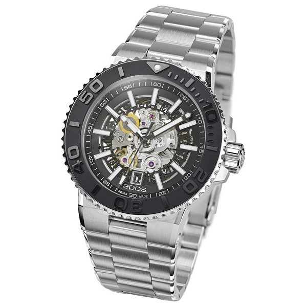 epos other エポス スポーティブ ダイバー スケルトン 3441skbkm