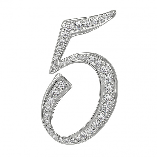 yukizaki nombre ユキザキ ノンブル ナンバーペンダントトップ【5】Lサイズ【正規品】 y.nombre.12.9.5.l