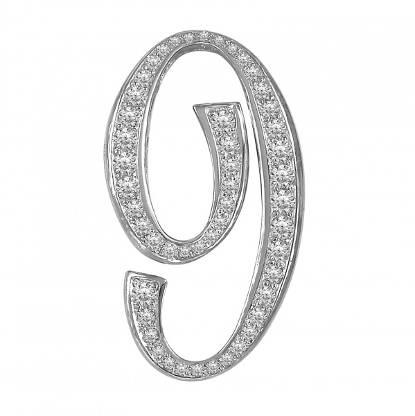 yukizaki nombre ユキザキ ノンブル ナンバーペンダントトップ【9】Lサイズ【正規品】 y.nombre.12.9.9.l