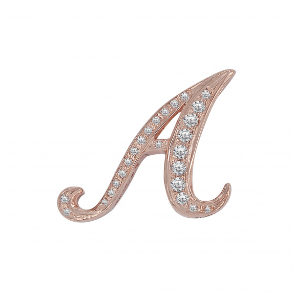 yukizaki alpha ユキザキ アルファ イニシャルペンダントトップ【A】Mサイズ【正規品】 y.alpha.12.22.a.m