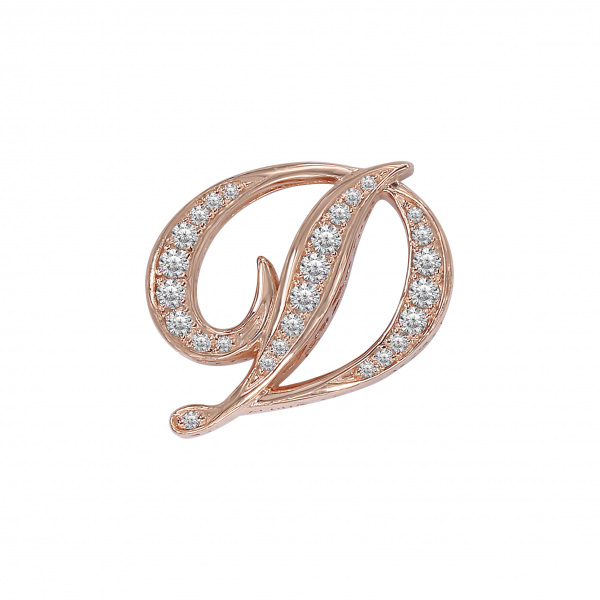 yukizaki alpha ユキザキ アルファ イニシャルペンダントトップ【D】Mサイズ【正規品】 y.alpha.12.22.d.m