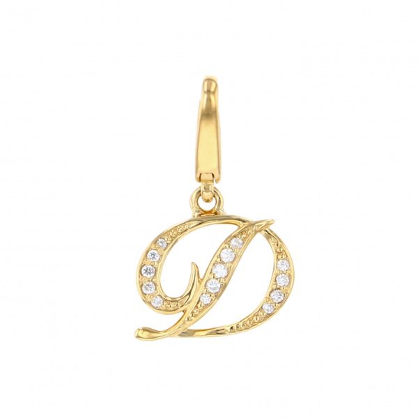 yukizaki alpha-putit ユキザキ アルファプティ イニシャルチャーム【D】【正規品】 y.alpha.putite.32.6.d