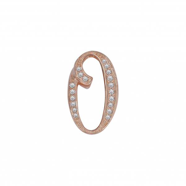 yukizaki nombre ユキザキ ノンブル 【受注生産品】 ナンバーペンダントトップ【0】Sサイズ【正規品】 y.nombre.12.22.0.s