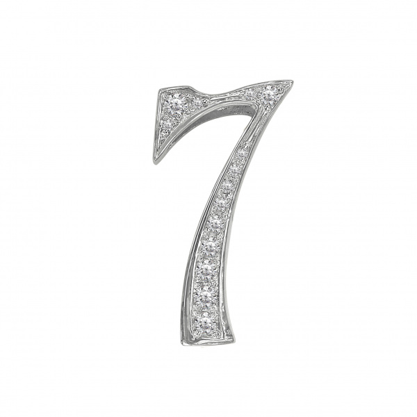 yukizaki nombre ユキザキ ノンブル 【受注生産品】 ナンバーペンダントトップ【7】Mサイズ【正規品】 y.nombre.12.9.7.m