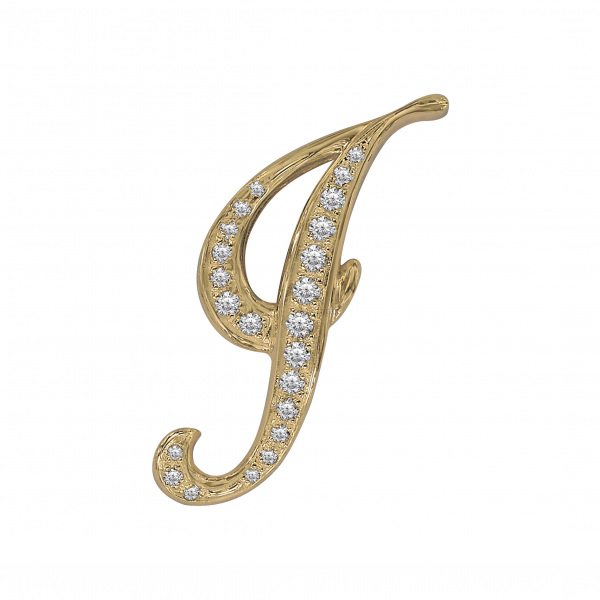 yukizaki alpha ユキザキ アルファ 【受注生産品】 イニシャルペンダントトップ【I】Mサイズ【正規品】 y.alpha.12.6.i.m