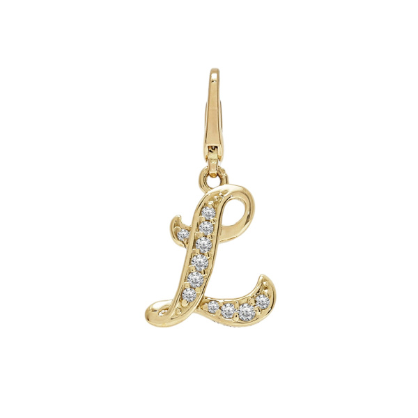 yukizaki alpha-putit ユキザキ アルファプティ 【受注生産品】イニシャルチャーム【L】【正規品】 y.alpha.putite.32.6.l