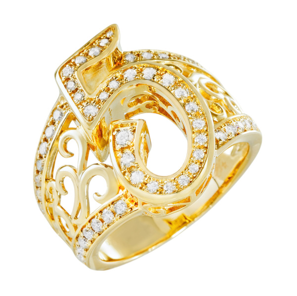 yukizaki nombre Snowy Nomble [Made-to-order products] Number ring [5] L size [regular article] y.nombre.1.6.5.l