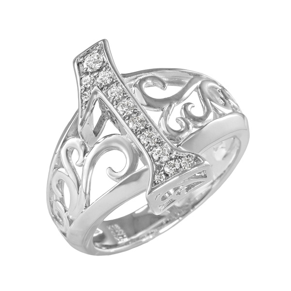 yukizaki nombre Snowy Nomble [Made-to-order products] Number ring [1] Small size [Regular article] y.nombre.1.9.1.s