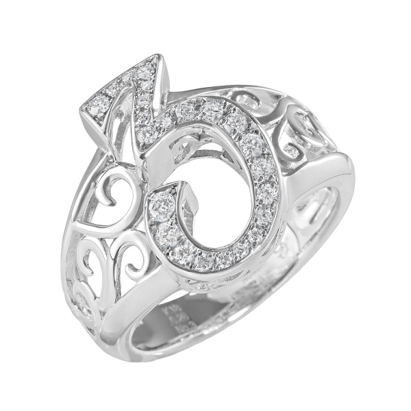 yukizaki nombre Snowy Nomble [Made-to-order products] Number ring [3] Small size [Regular article] y.nombre.1.9.3.s