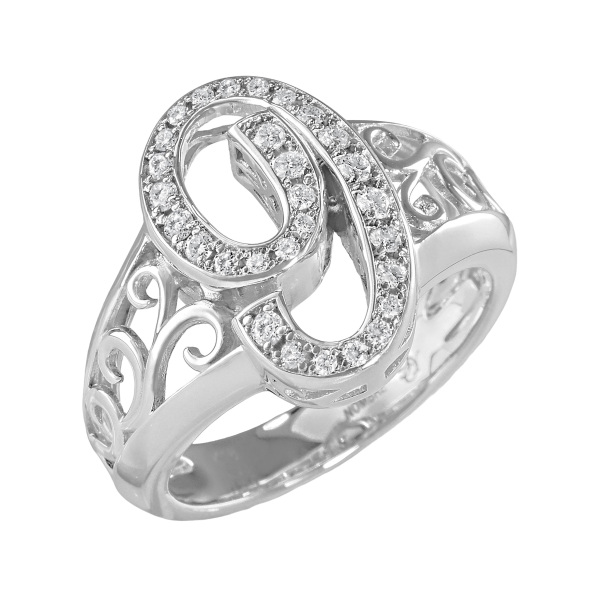 yukizaki nombre Snowy Nomble [Made-to-order products] Number ring [9] small size [regular article] y.nombre.1.9.9.s