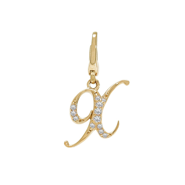 yukizaki alpha-putit ユキザキ アルファプティ 【受注生産品】イニシャルチャーム【X】【正規品】 y.alpha.putite.32.6.x