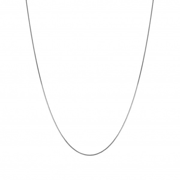 yukizakiselect 鏈條 柚木﨑精選珠寶 鏈條 約50厘米 K18WG 六個 0.8 數控 