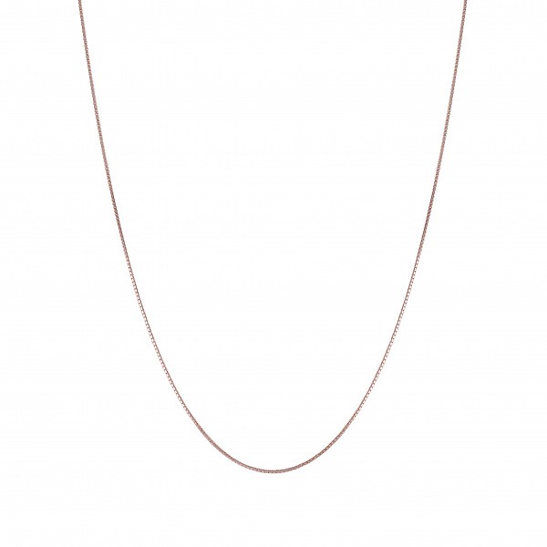 yukizakiselect 链条 柚木﨑精选珠宝 链条 约50厘米 K18PG 六个 0.8 数控 