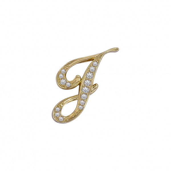 yukizaki alpha ユキザキ アルファ イニシャルペンダントトップ【J】Sサイズ【正規品】 y.alpha.12.6.j.s