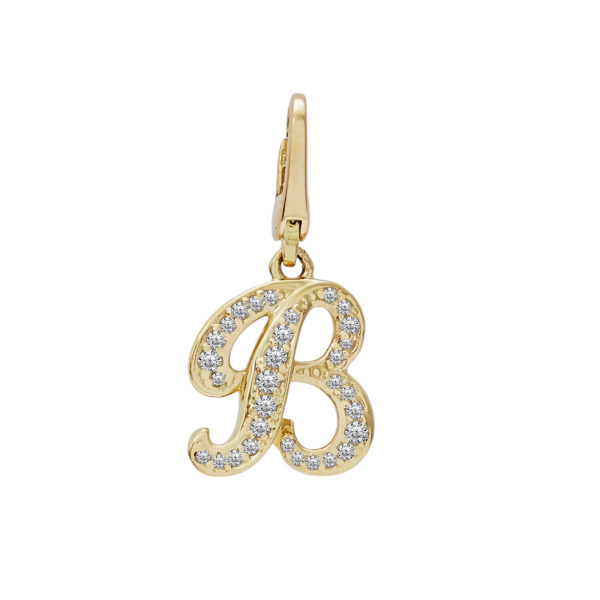 yukizaki alpha-putit ユキザキ アルファプティ 【受注生産品】イニシャルチャーム【B】【正規品】 y.alpha.putite.32.6.b