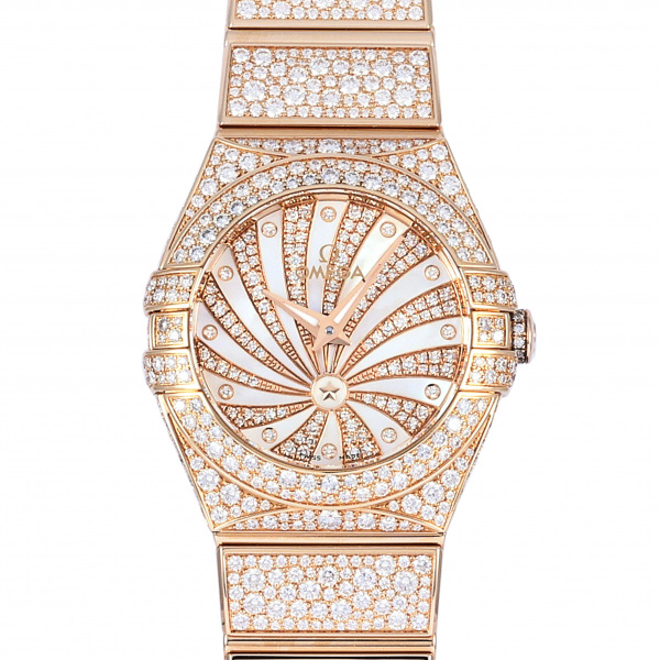 omega constellation オメガ コンステレーション クオーツ 24mm 123.55.24.60.55.009