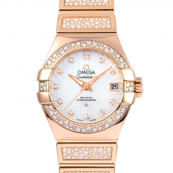 omega constellation オメガ コンステレーション コーアクシャル クロノメーター 27mm 123.55.27.20.55.004