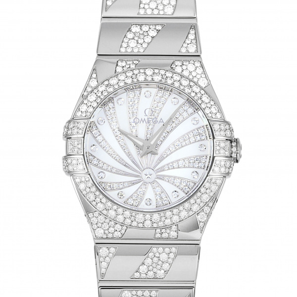 omega constellation オメガ コンステレーション クオーツ 27mm 123.55.27.60.55.012