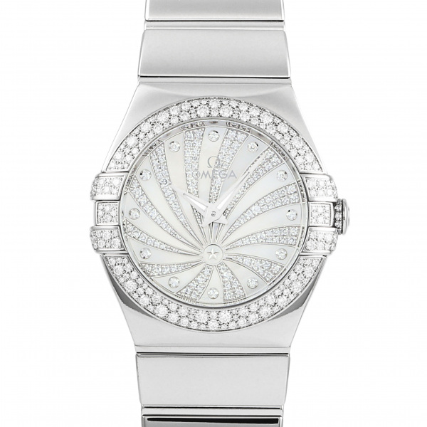 omega constellation オメガ コンステレーション クオーツ 27mm 123.55.27.60.55.014