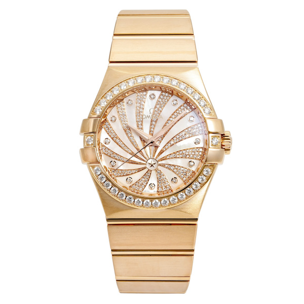 omega constellation オメガ コンステレーション ラグジュアリー エディション 123.55.35.20.55.002